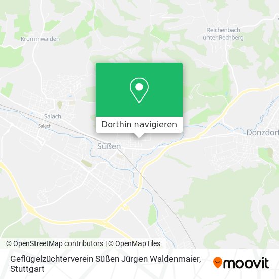 Geflügelzüchterverein Süßen Jürgen Waldenmaier Karte