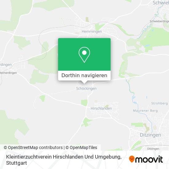 Kleintierzuchtverein Hirschlanden Und Umgebung Karte