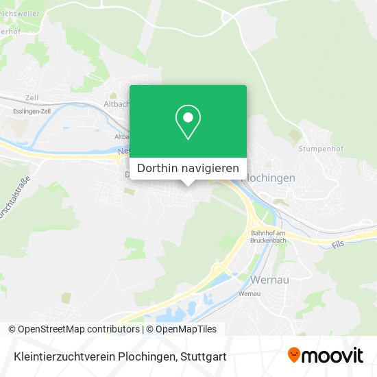 Kleintierzuchtverein Plochingen Karte