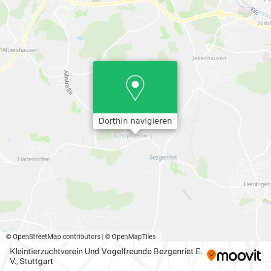 Kleintierzuchtverein Und Vogelfreunde Bezgenriet E. V. Karte
