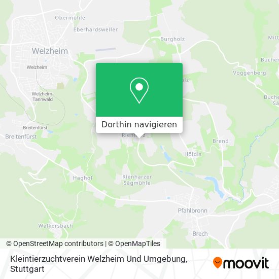 Kleintierzuchtverein Welzheim Und Umgebung Karte