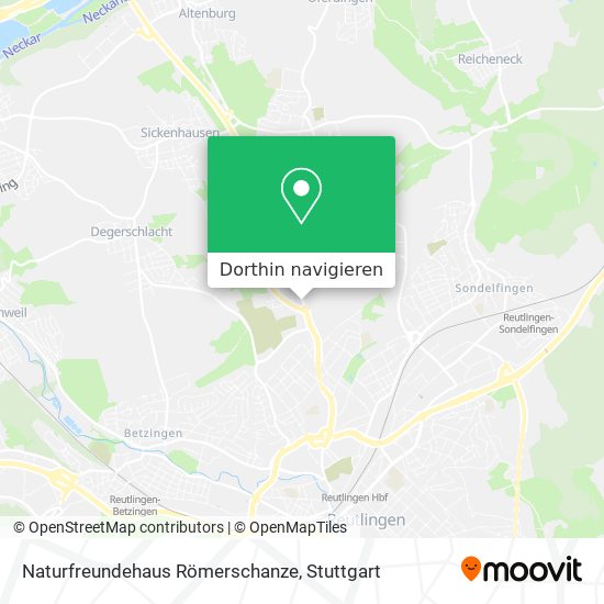 Naturfreundehaus Römerschanze Karte