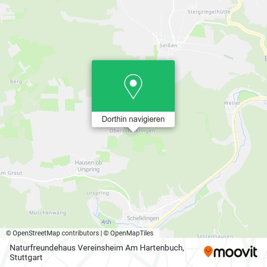 Naturfreundehaus Vereinsheim Am Hartenbuch Karte
