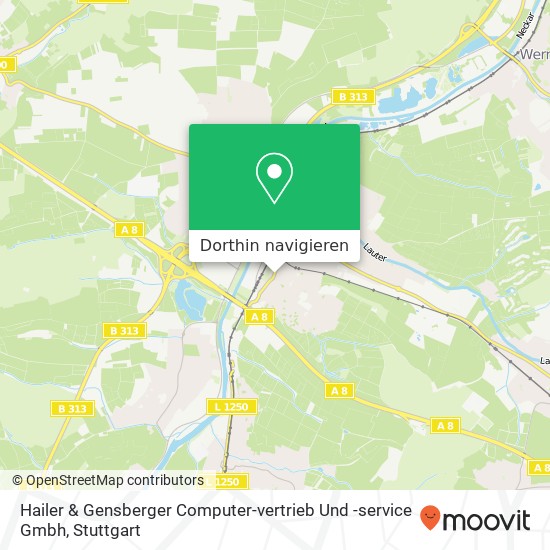 Hailer & Gensberger Computer-vertrieb Und -service Gmbh Karte