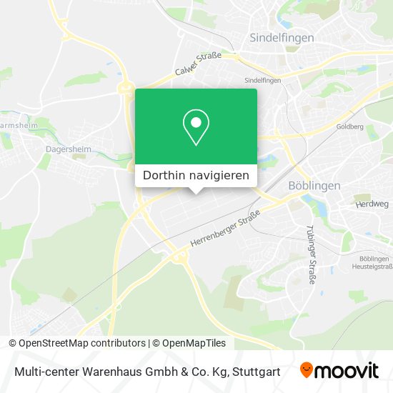 Multi-center Warenhaus Gmbh & Co. Kg Karte
