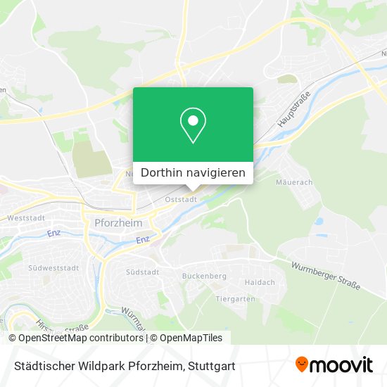 Städtischer Wildpark Pforzheim Karte