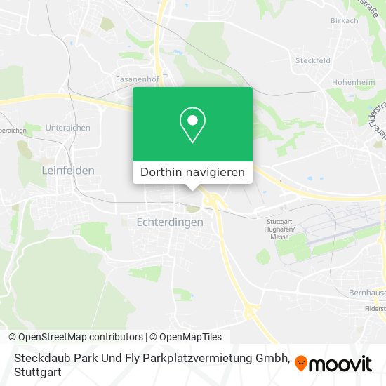 Steckdaub Park Und Fly Parkplatzvermietung Gmbh Karte