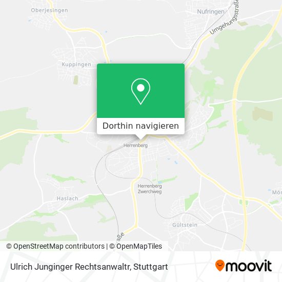 Ulrich Junginger Rechtsanwaltr Karte