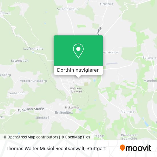Thomas Walter Musiol Rechtsanwalt Karte