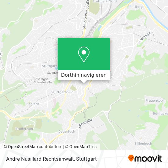 Andre Nusillard Rechtsanwalt Karte