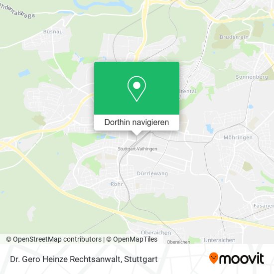 Dr. Gero Heinze Rechtsanwalt Karte