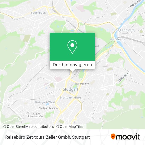 Reisebüro Zet-tours Zeller Gmbh Karte