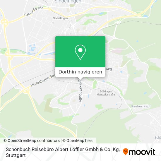 Schönbuch Reisebüro Albert Löffler Gmbh & Co. Kg Karte