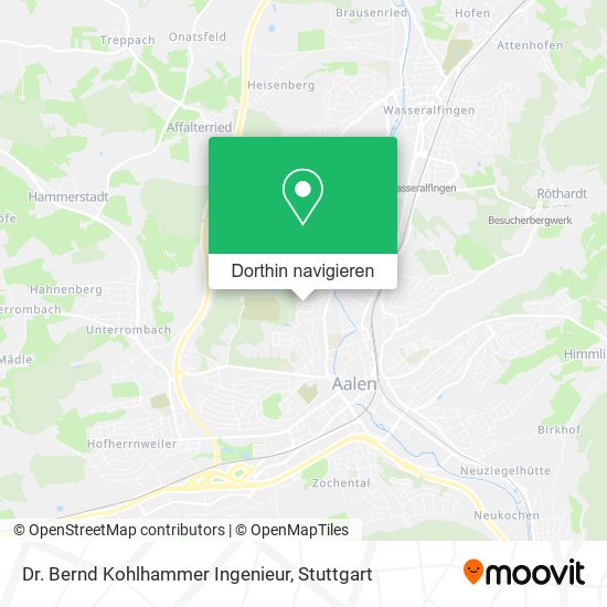 Dr. Bernd Kohlhammer Ingenieur Karte