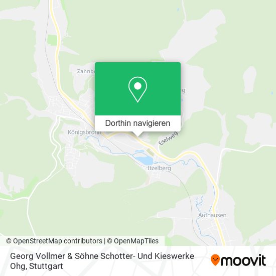 Georg Vollmer & Söhne Schotter- Und Kieswerke Ohg Karte