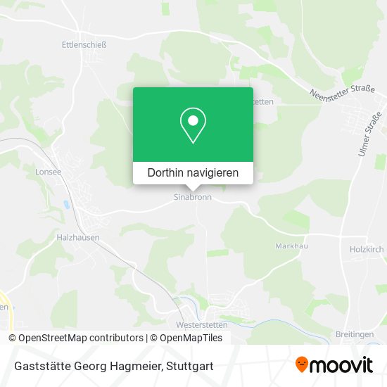 Gaststätte Georg Hagmeier Karte