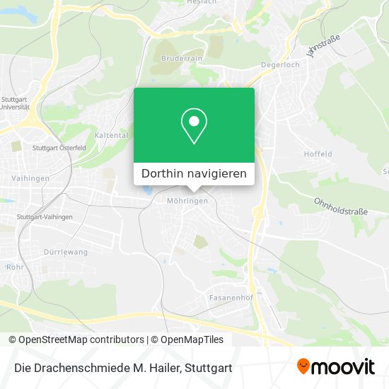 Die Drachenschmiede M. Hailer Karte
