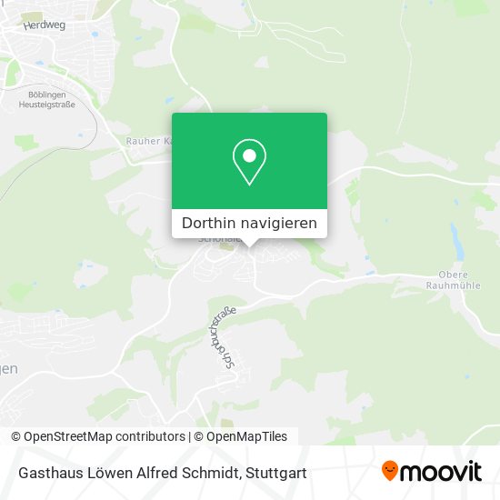 Gasthaus Löwen Alfred Schmidt Karte
