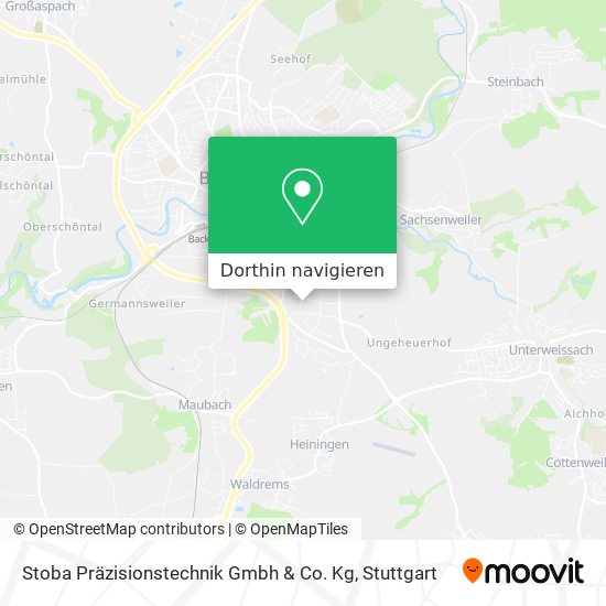 Stoba Präzisionstechnik Gmbh & Co. Kg Karte