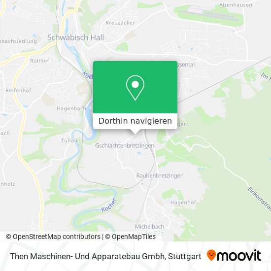 Then Maschinen- Und Apparatebau Gmbh Karte