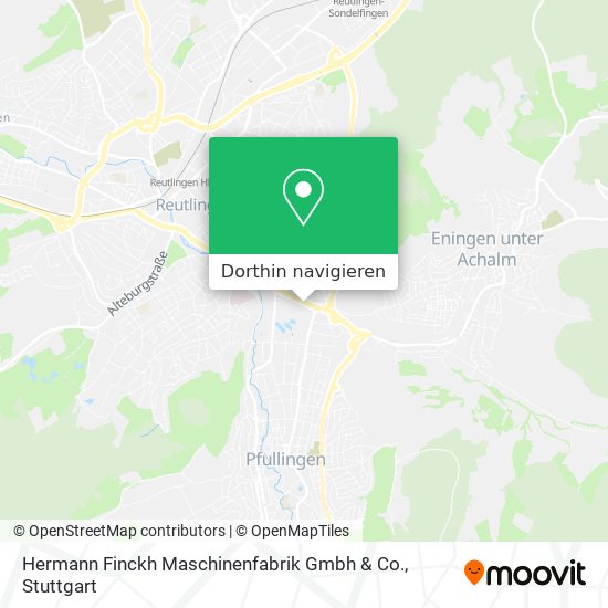 Hermann Finckh Maschinenfabrik Gmbh & Co. Karte