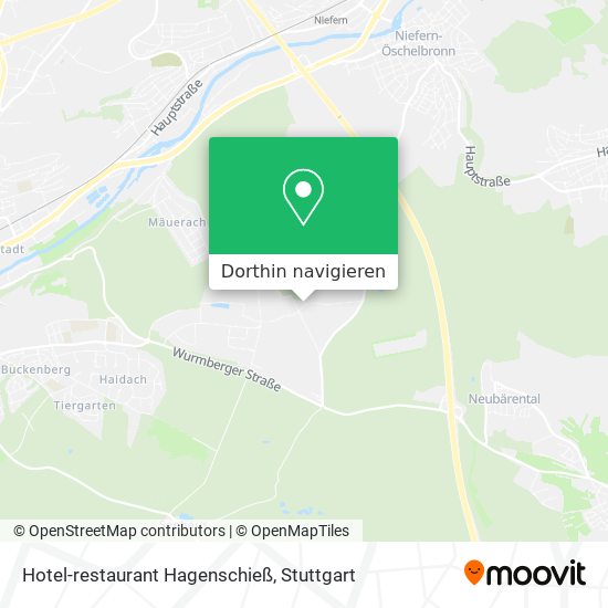Hotel-restaurant Hagenschieß Karte