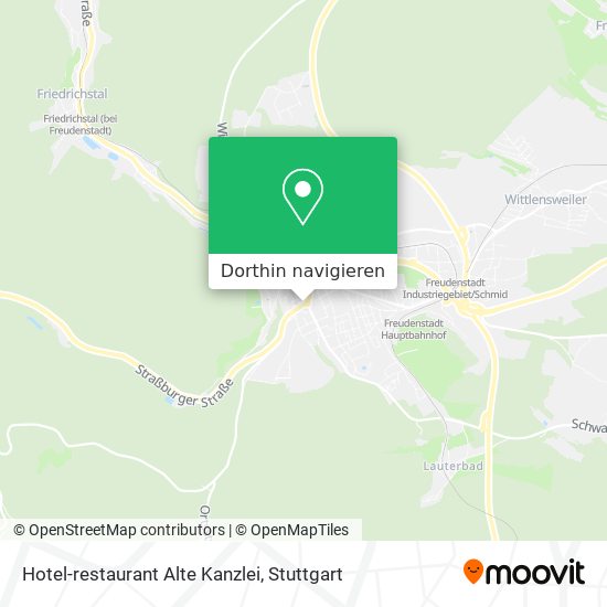 Hotel-restaurant Alte Kanzlei Karte