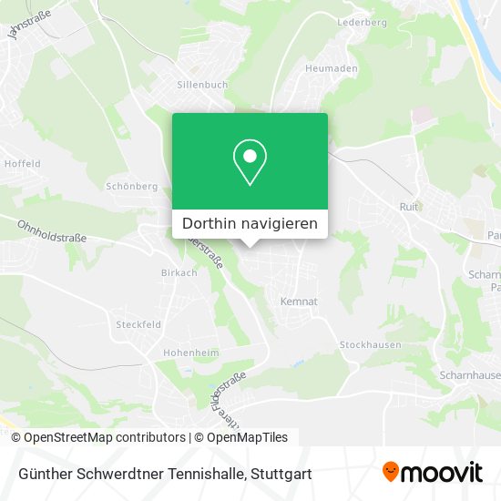 Günther Schwerdtner Tennishalle Karte