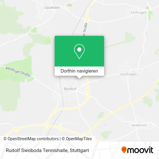 Rudolf Swoboda Tennishalle Karte