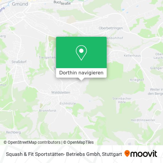 Squash & Fit Sportstätten- Betriebs Gmbh Karte