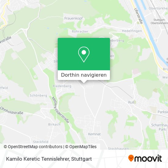Kamilo Keretic Tennislehrer Karte