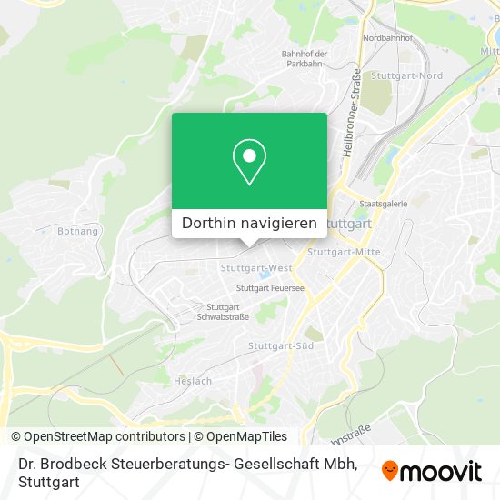 Dr. Brodbeck Steuerberatungs- Gesellschaft Mbh Karte