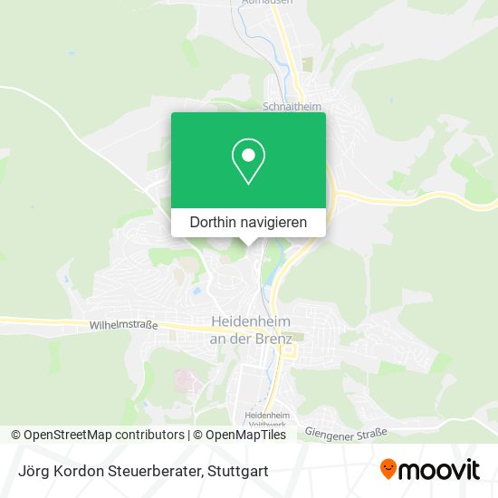 Jörg Kordon Steuerberater Karte