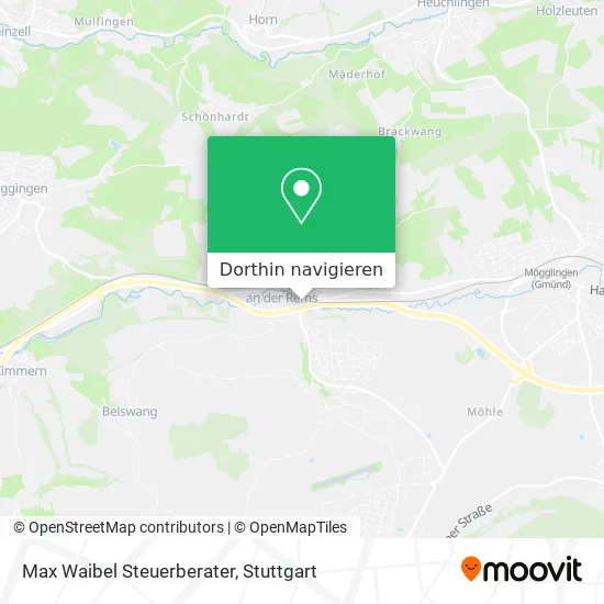 Max Waibel Steuerberater Karte