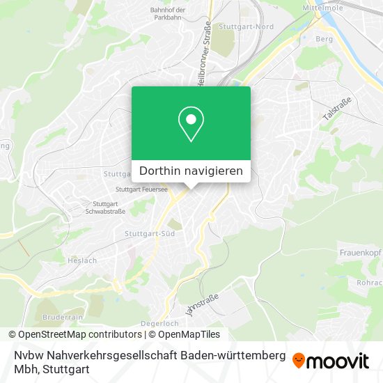 Nvbw Nahverkehrsgesellschaft Baden-württemberg Mbh Karte