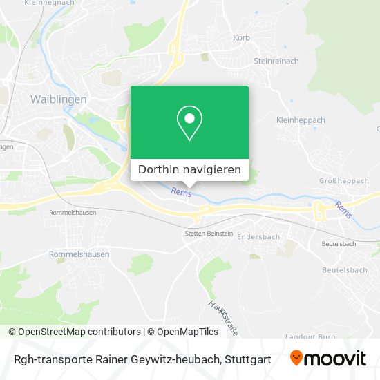 Rgh-transporte Rainer Geywitz-heubach Karte