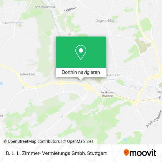 B. L. L. Zimmer- Vermietungs Gmbh Karte