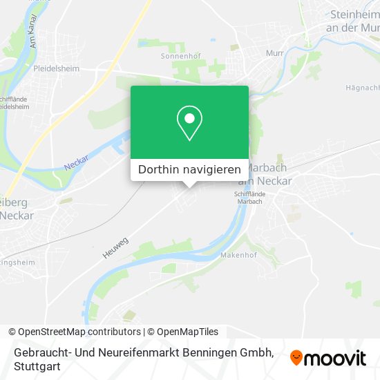 Gebraucht- Und Neureifenmarkt Benningen Gmbh Karte