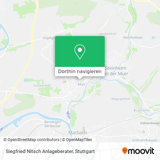 Siegfried Nitsch Anlageberater Karte