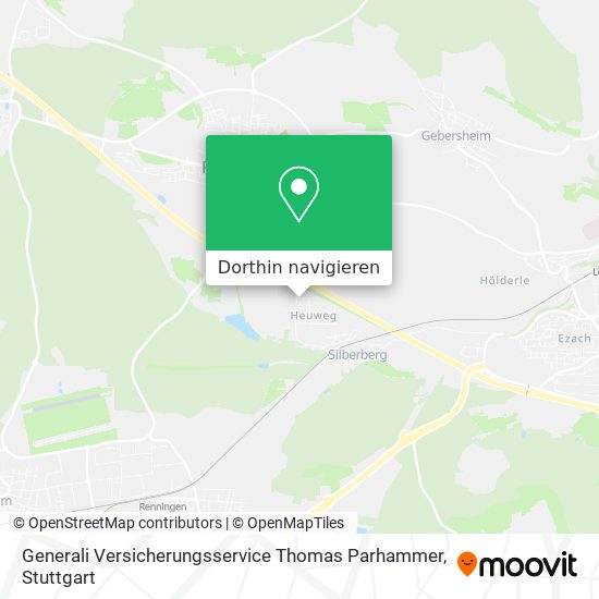 Generali Versicherungsservice Thomas Parhammer Karte