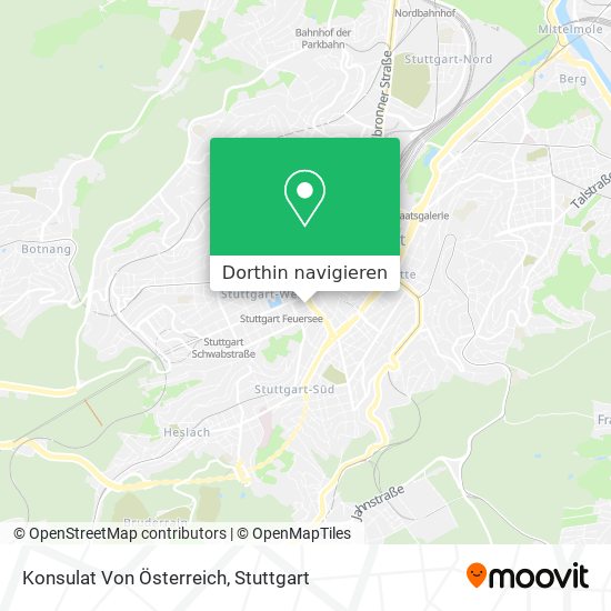 Konsulat Von Österreich Karte