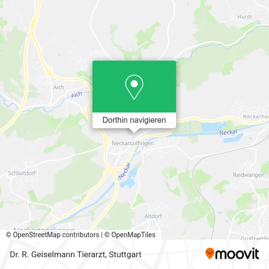 Dr. R. Geiselmann Tierarzt Karte