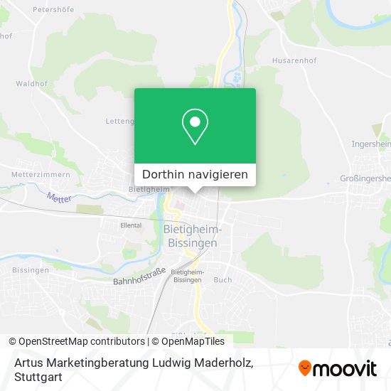 Artus Marketingberatung Ludwig Maderholz Karte