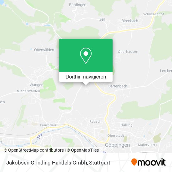 Jakobsen Grinding Handels Gmbh Karte