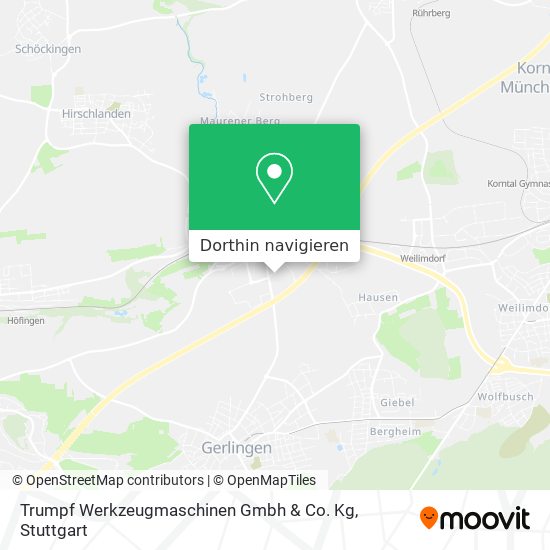 Trumpf Werkzeugmaschinen Gmbh & Co. Kg Karte