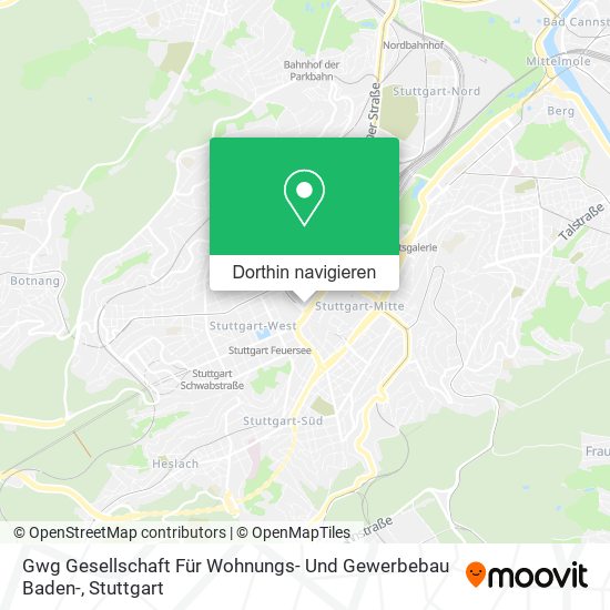 Gwg Gesellschaft Für Wohnungs- Und Gewerbebau Baden- Karte