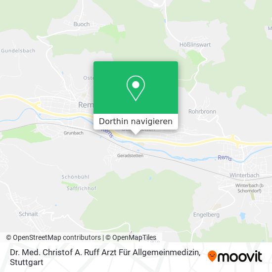 Dr. Med. Christof A. Ruff Arzt Für Allgemeinmedizin Karte