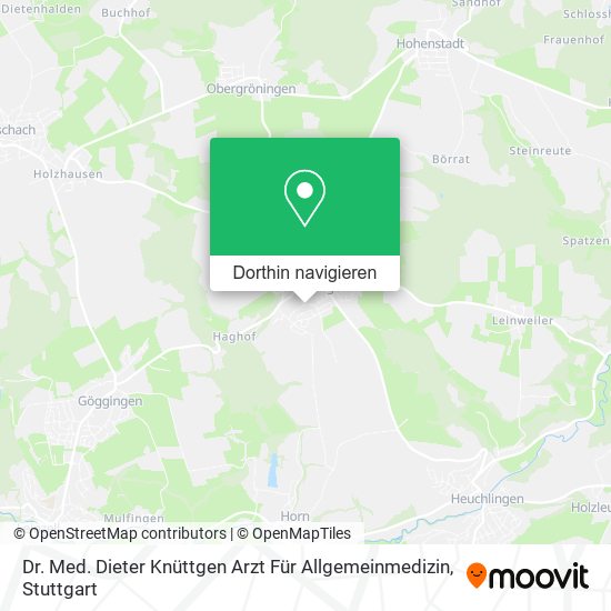 Dr. Med. Dieter Knüttgen Arzt Für Allgemeinmedizin Karte