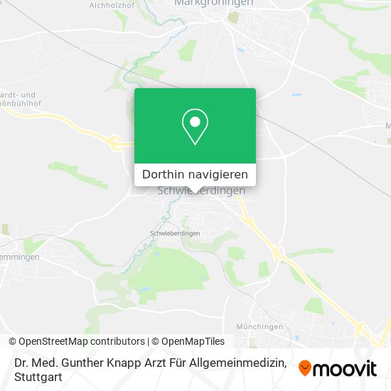 Dr. Med. Gunther Knapp Arzt Für Allgemeinmedizin Karte