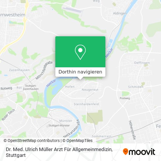 Dr. Med. Ulrich Müller Arzt Für Allgemeinmedizin Karte